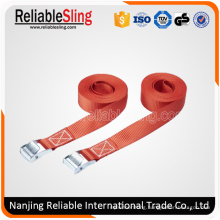 2.4m/ 5.5m/0.8m Ratchet Tie Down Strap with Metal Buckle